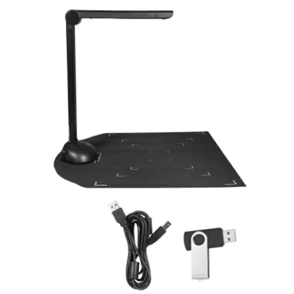 Document Camera Book Scanner LED Fill Light HD 16 -Pixels High Speed Scanning Support Multi-Languag