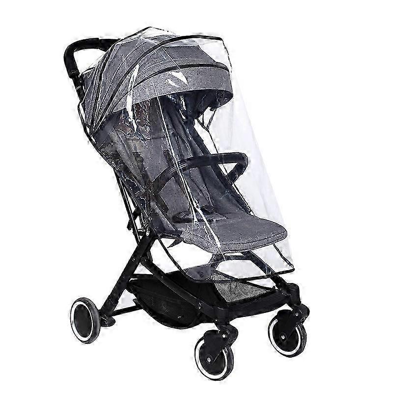 Universal Rain Cover for Baby Jogging Strollers, Ventilated Weather Shield, Waterproof and Windproof, Fits Most Models