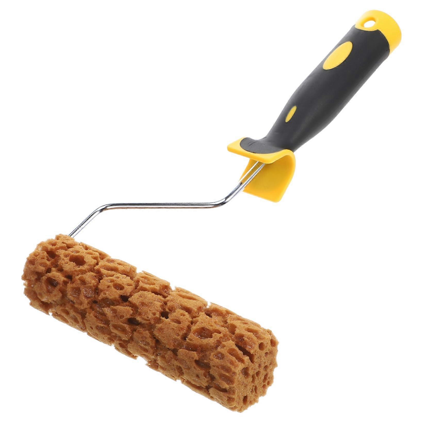 Structured Color Roller: Artistic Wall Sponge Roller for Home Decoration - Paint Accessory for DIY Projects and Renovations