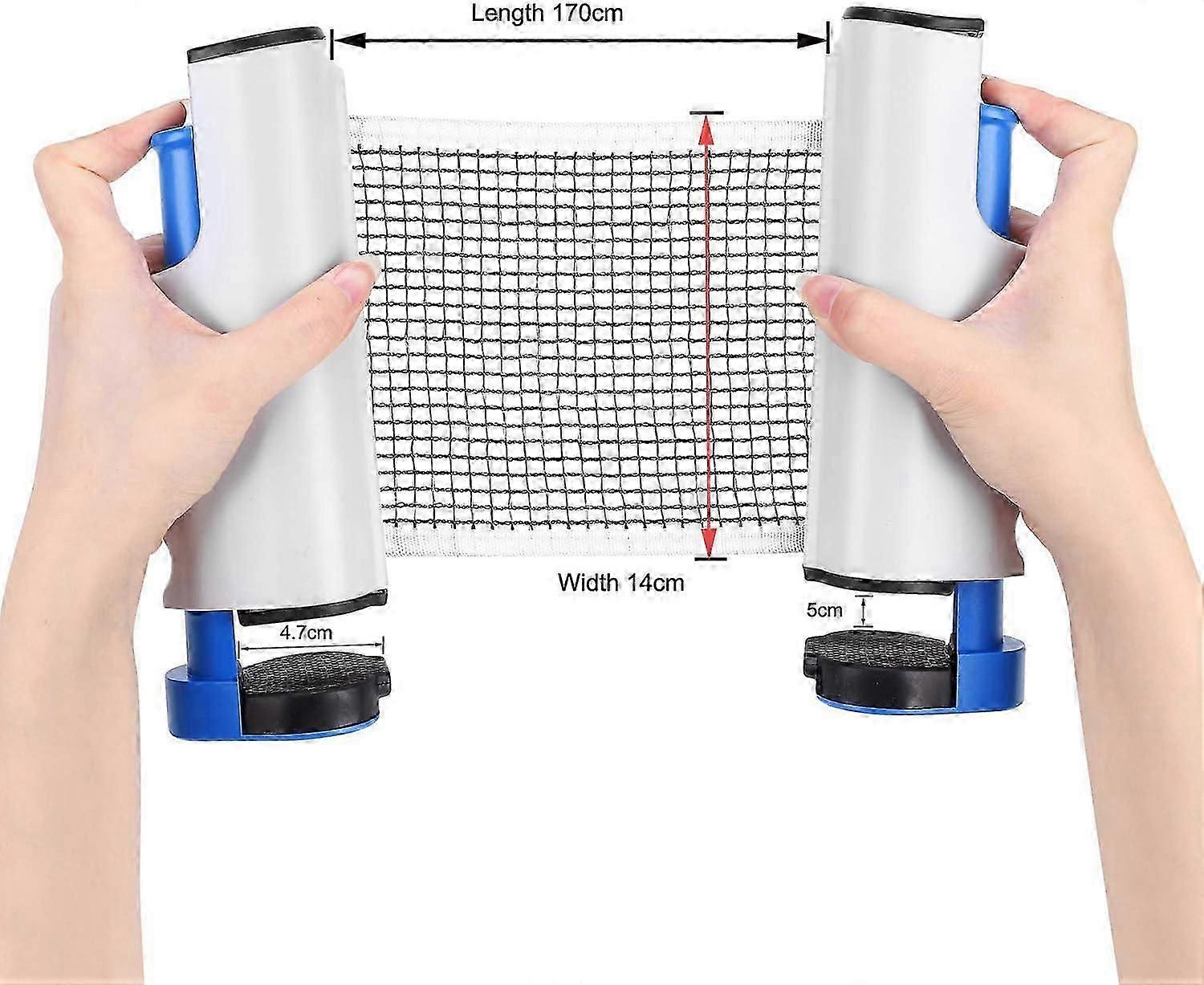 JOOLA Filet De Ping Pong Rétractable Portable - S'adapte à Toutes Tables Jusqu'à 5.75’