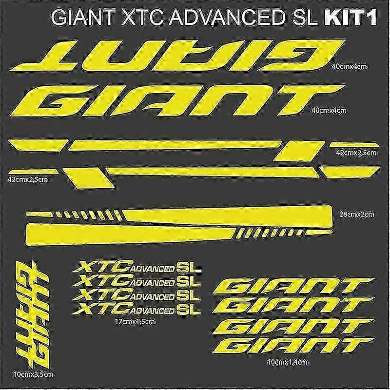 Frame Sticker Compatible with Certain Brands KIT1 G-18 for MTB Mountain Bike Road Bike Cycling Decals KIT 1