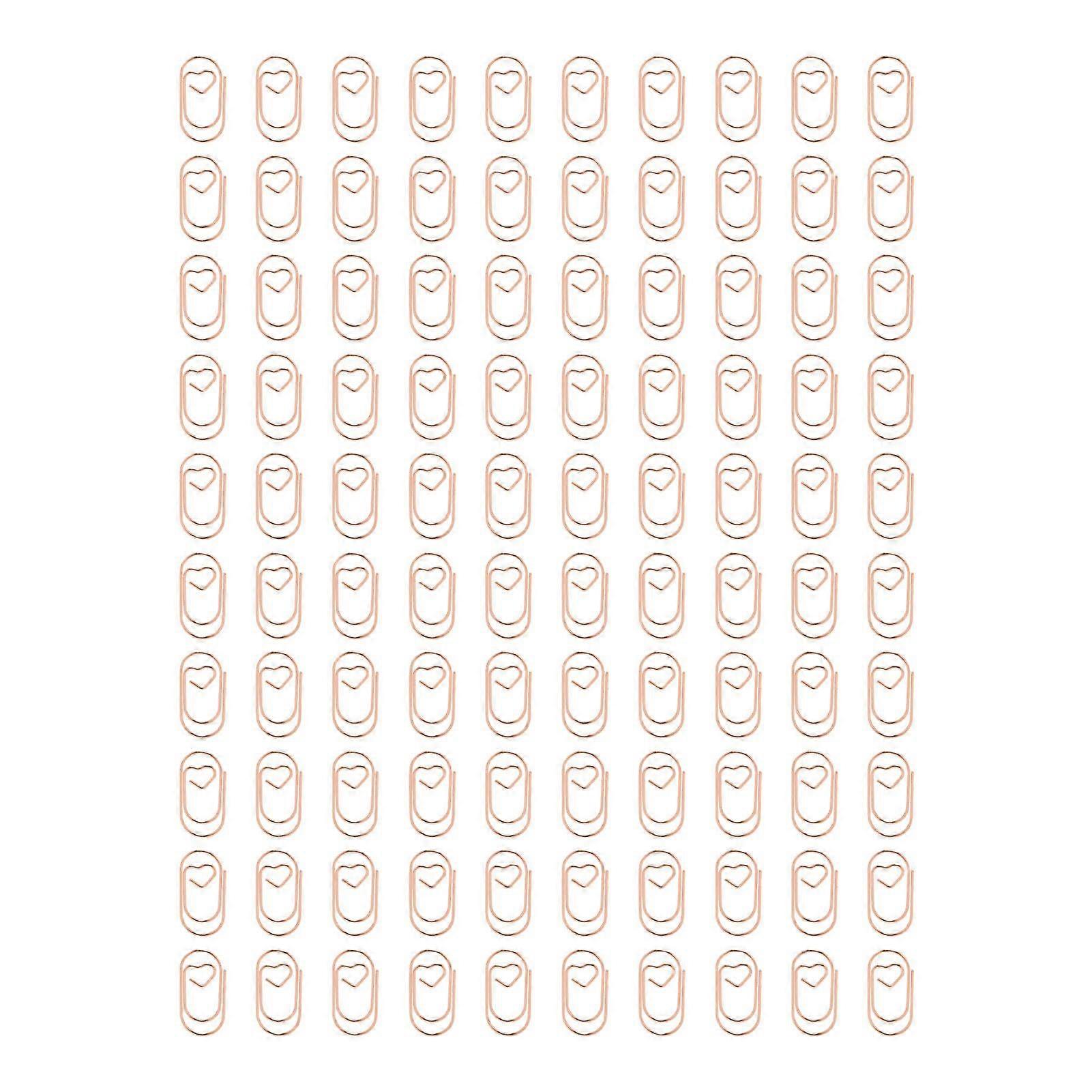 2025 siste modell 100 stk binders bærbar hjerteform rustfri