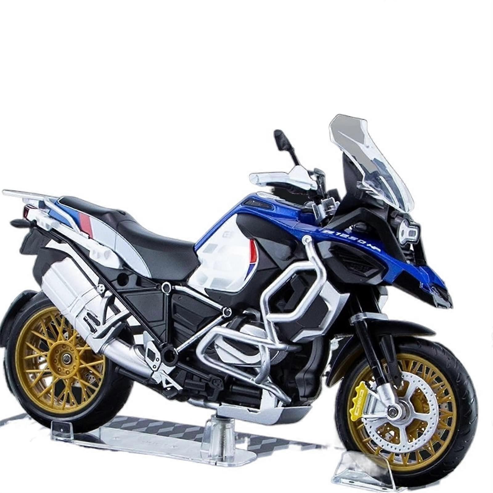 BMW R1250GS 1:12 Scale Die Cast Replicas, Collector Motorcycle Models (B 1 Blue)