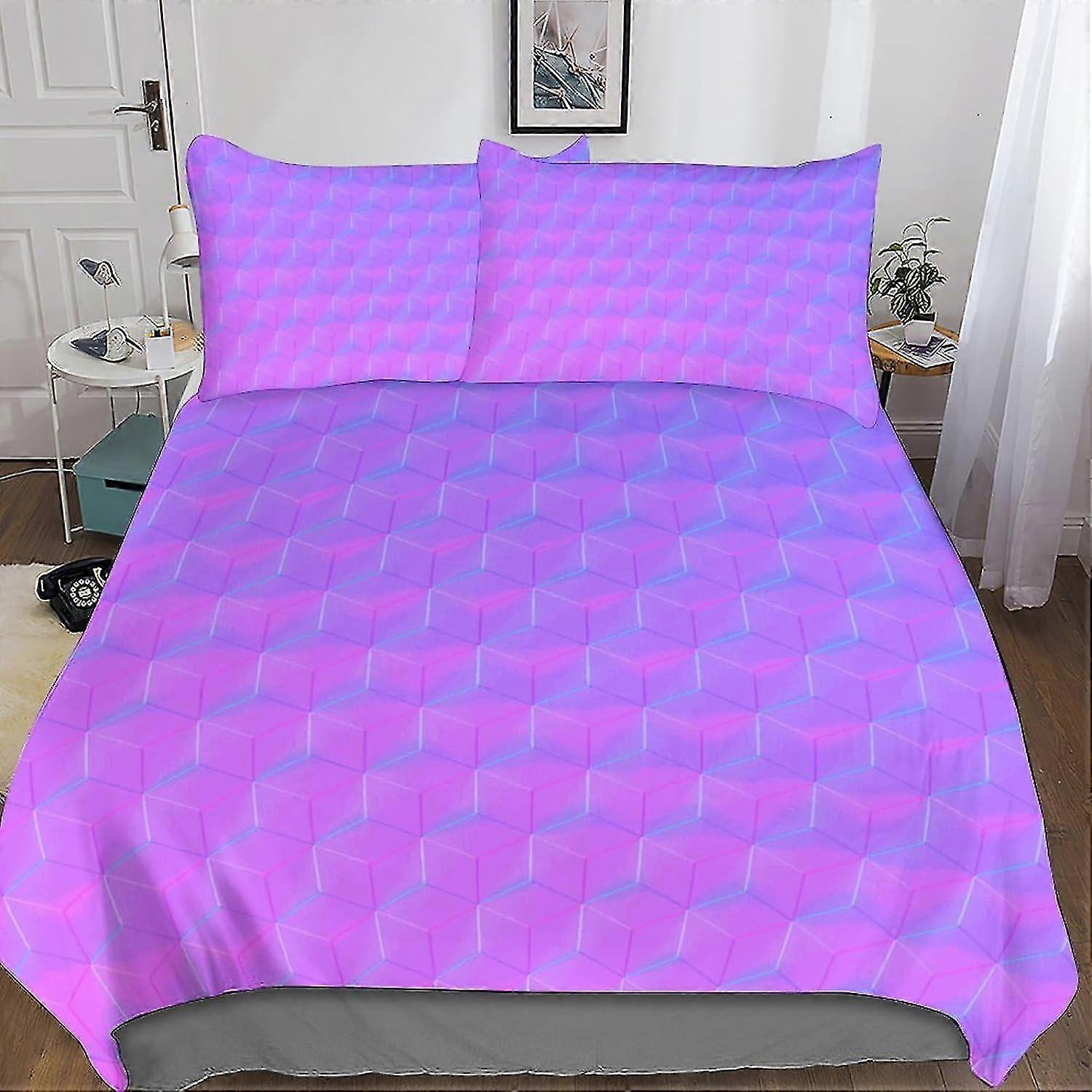 Exotic Prints Duvet Cover Set 3D Printed Tartan Quilt Cover Microfiber Bedding Set Ultra Soft Hypoallergenic Comforter Cover with Zipper