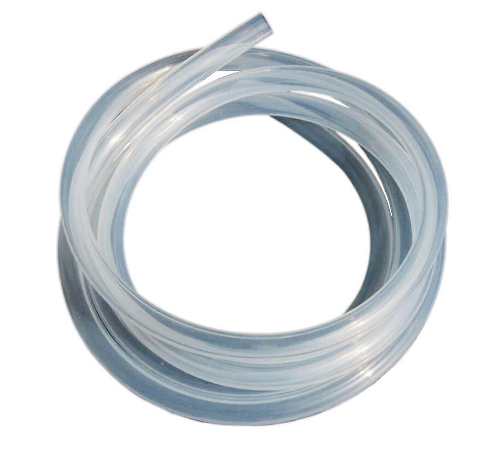 Ablaufschlauch Silikonschlauch 1 Meter, Transparenter Lebensmittelqualität Silikonkautschukschlauch 5x9mm, Flexibel, Geruchlos