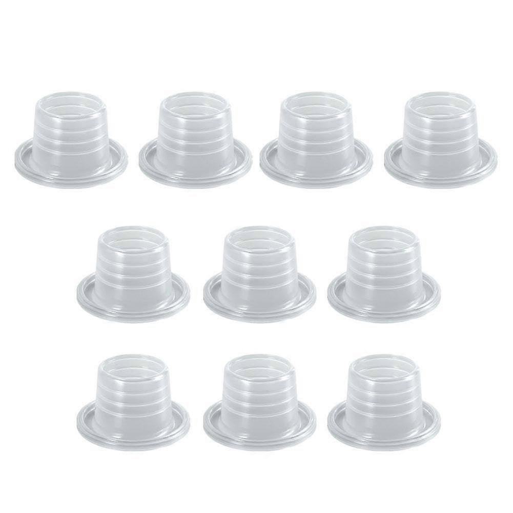 10 Pcs Leakproof Silicone Gasket Seals for Pipe Connectors and Faucets, Waterproof White Rings, 10 Stück