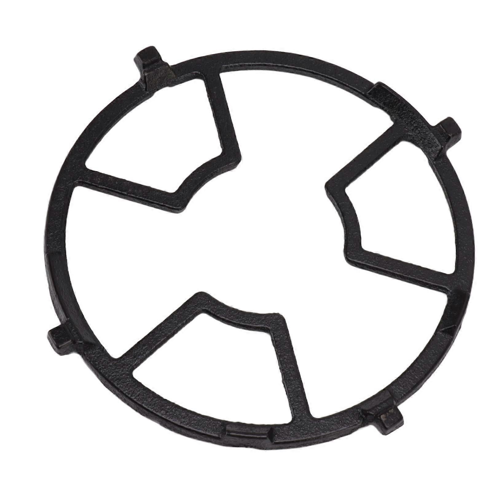 Wok Ring Cast Iron Wok Stand Non-Slip Black Kitchen Stove Holder for Gas Cooktop and Pan Accessories
