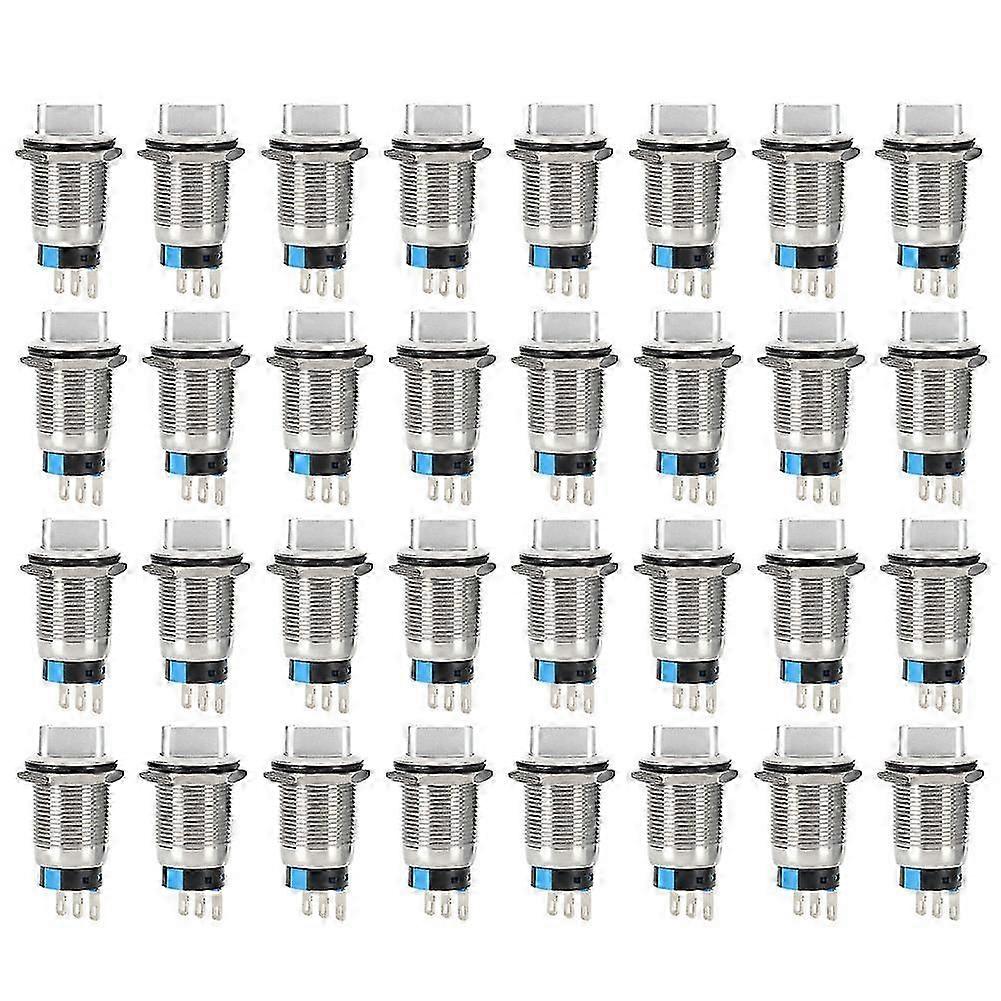 40PCS BEM-19-21 2-Position Knob Switch Waterproof Rotate Switch with Self Locking
