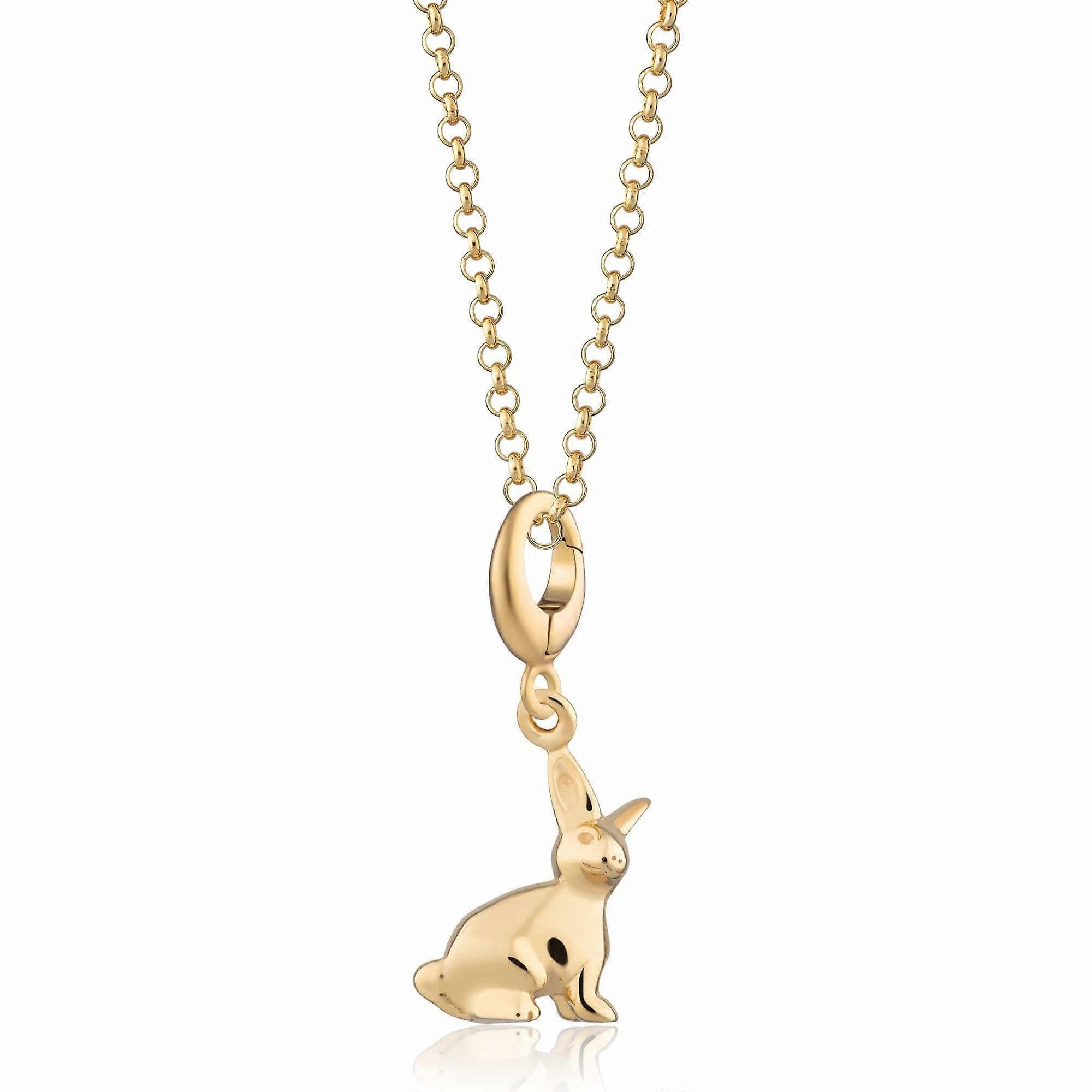 Gold Plated Bunny Necklace CNGBU-1