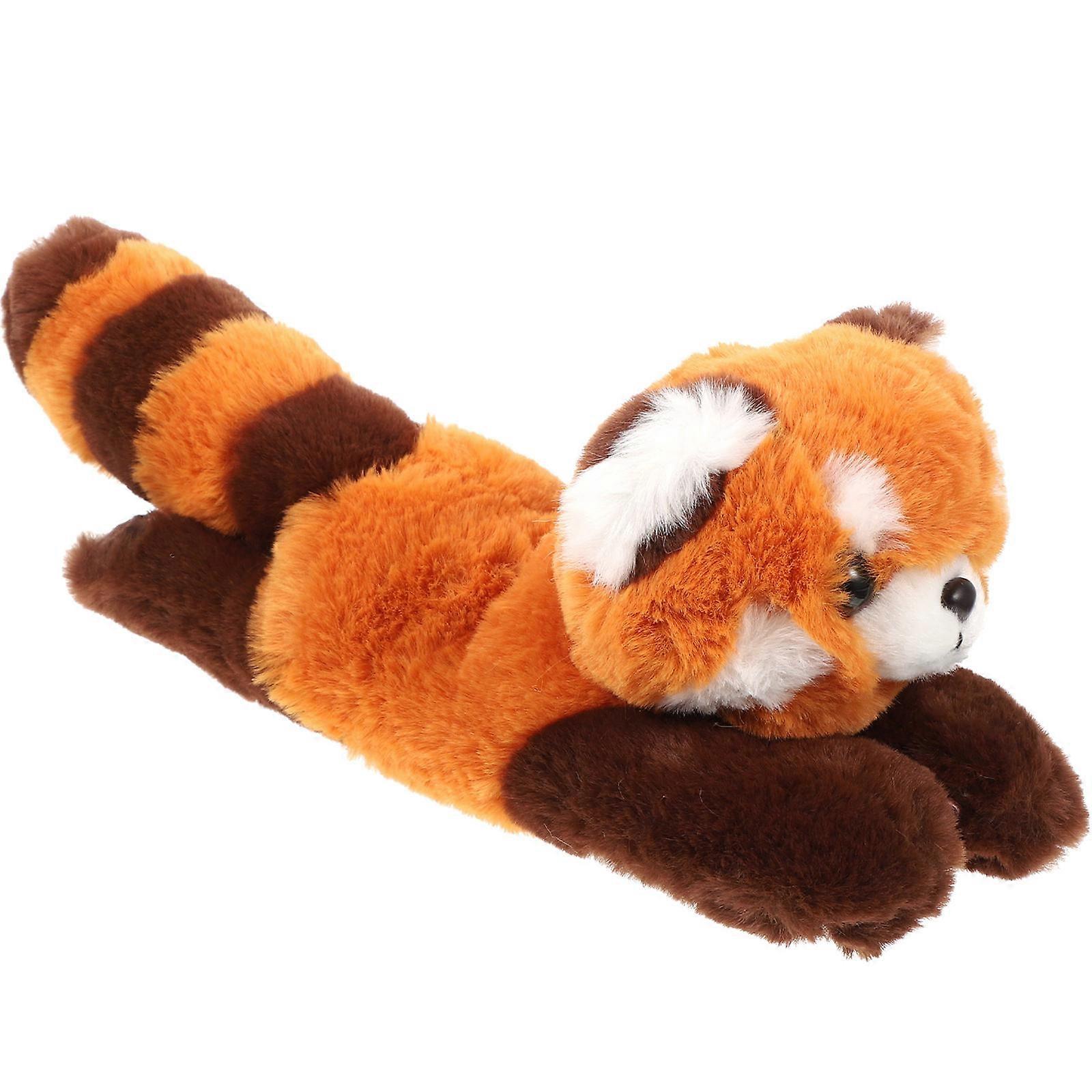 Plush Animal Slap Bracelet Stuffed Toys Girls Boys Jungle Theme Party Orange 24X12X10CM Party Favor 1Set