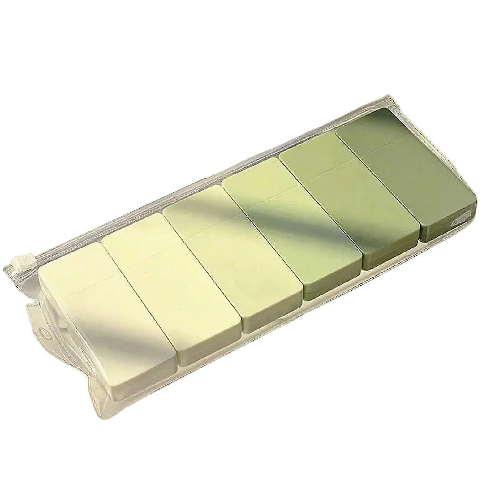 Correction roller with color gradients, large capacity, white adhesive tape, school and office supplies for students, green