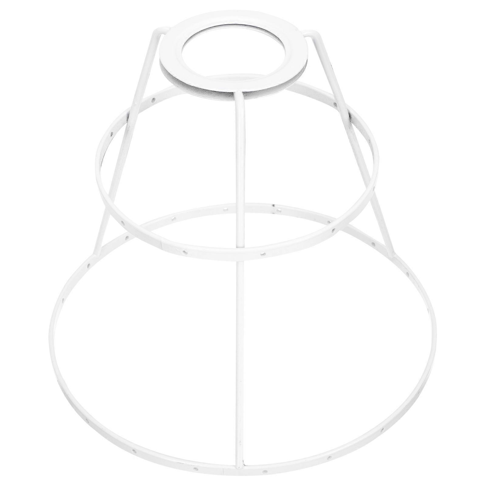 Table Lamp Shade Wire Lampshade Frame For Home Decor Diy Projects Double Layered Frame 9.82x6.68in 1Pcs