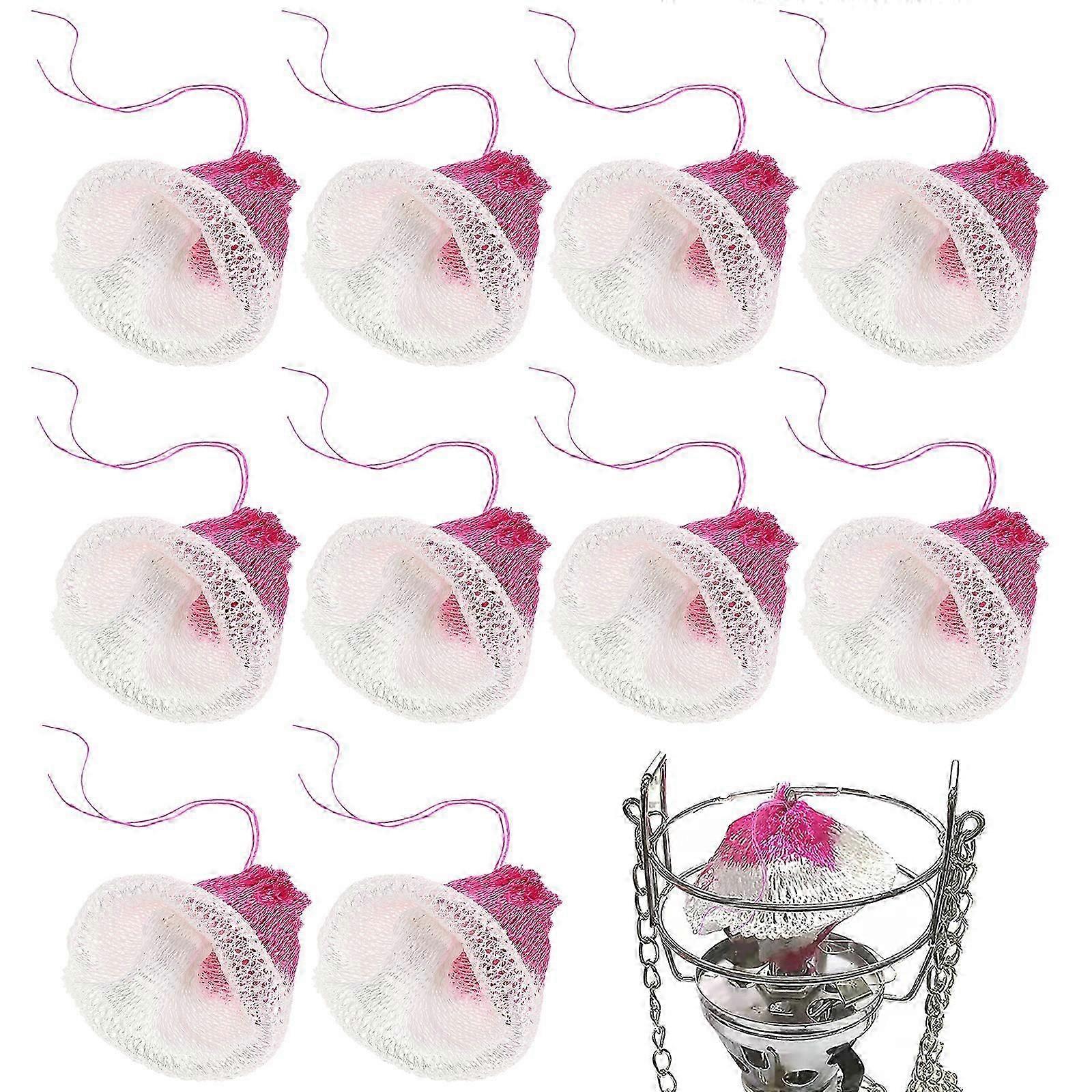 10 יחידות מנורת נפט מעטפות ראש יחיד פנס גז פרופאן מנורת מעטפות כיסויים לאוהל חיצוני קמפינג טיולים שעות