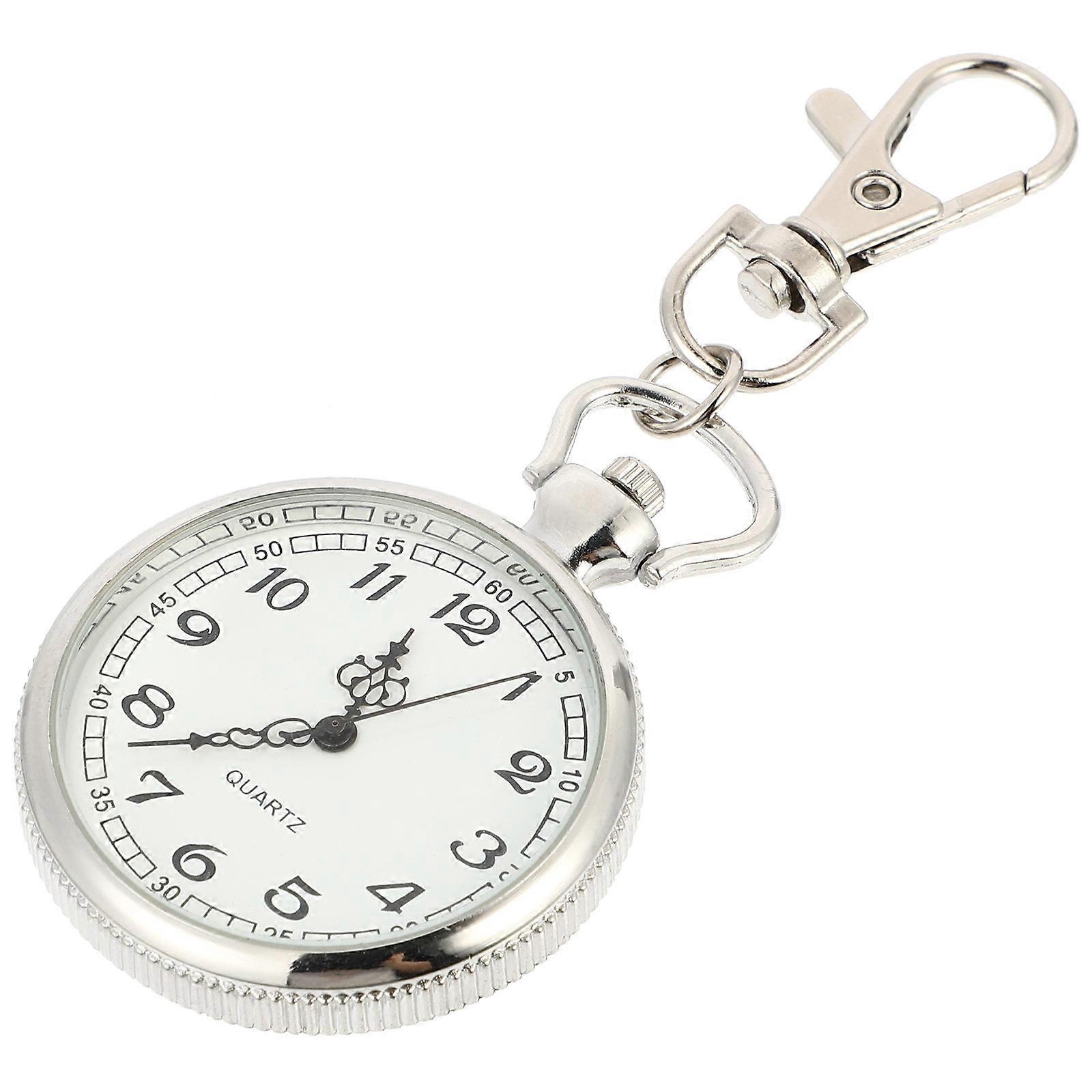 Vintage Nurse Fob Watch Keychain Pocket Watch for Easy Viewing Smooth Edges Comfortable Touch for Nurses Students