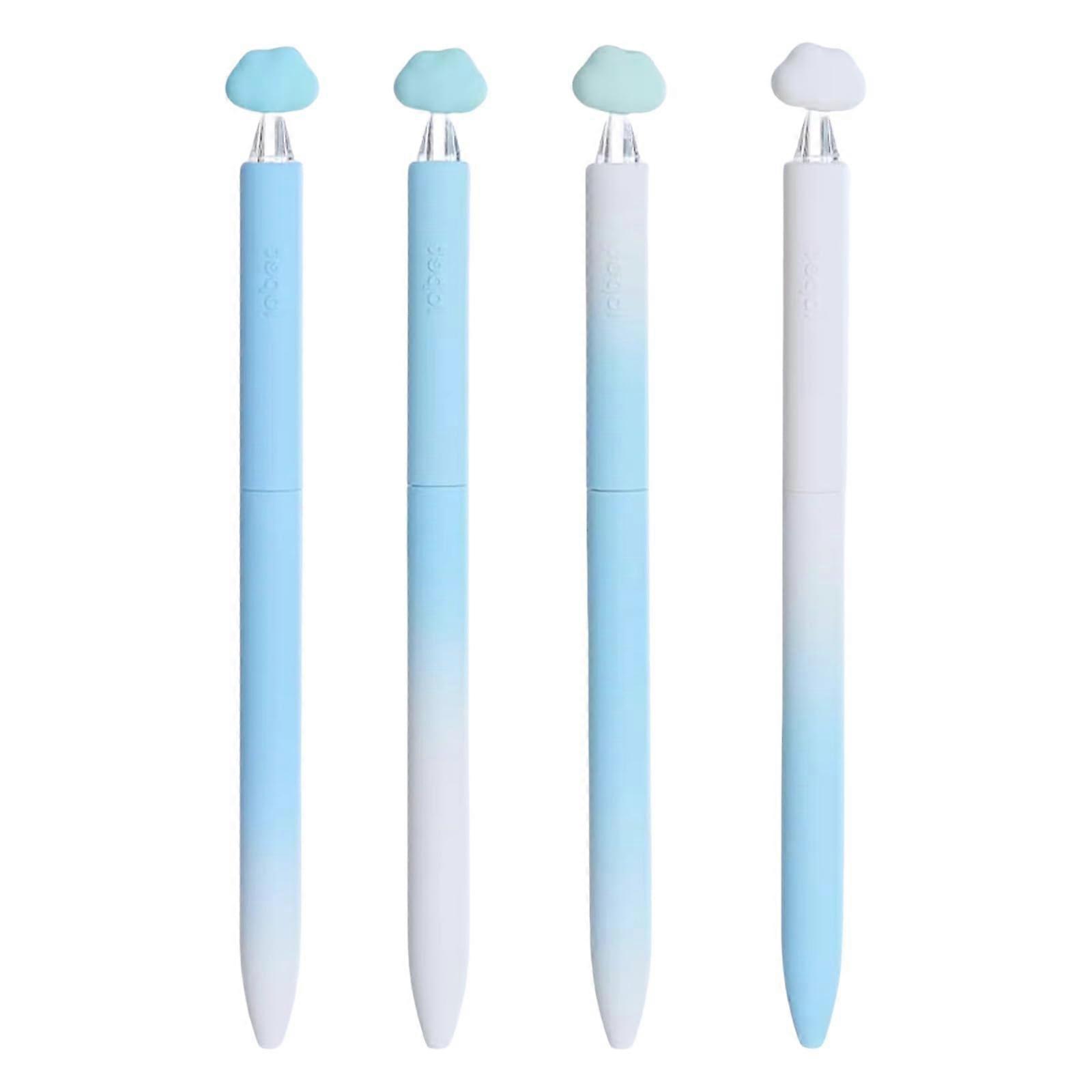 Gel Pen 0.5mm Twist-Action Refillable 4-Pack Quick-Drying Ink for Journaling and Writing