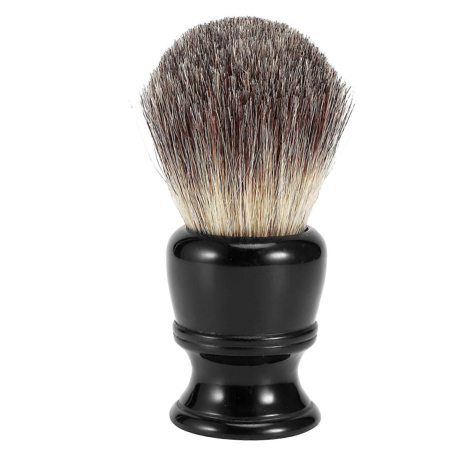 Shaving Brush Portable Travel Resin Base Handle For Shaving Foam