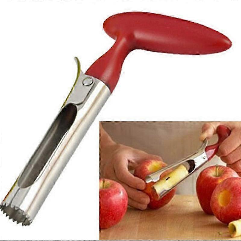 Stainless Steel Apple Corer for Core Removal, One Size, Suitable for Various Fruits