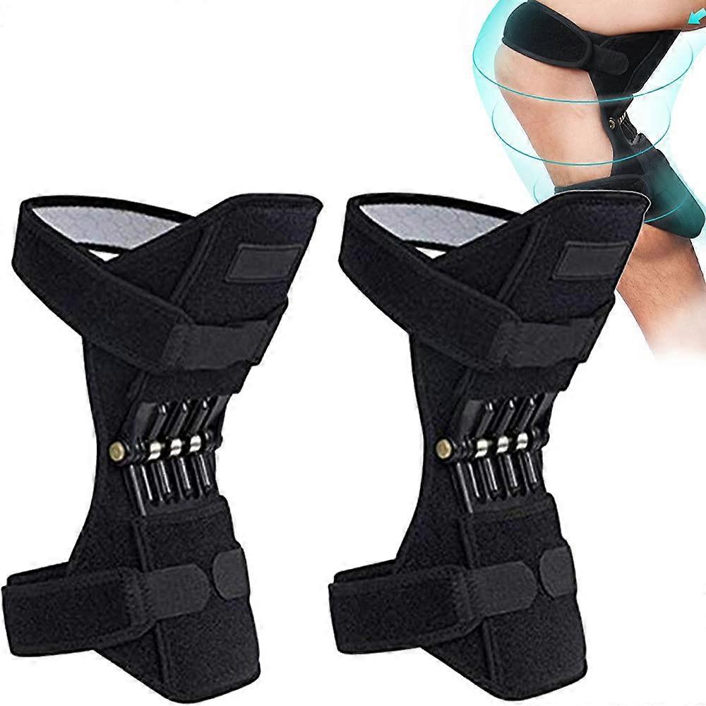 Knee Booste Knee Support for Men and Women, Orthotic Joint Support with 3 Rebound Springs for Osteoarthritis, Squats, and Mountaineering