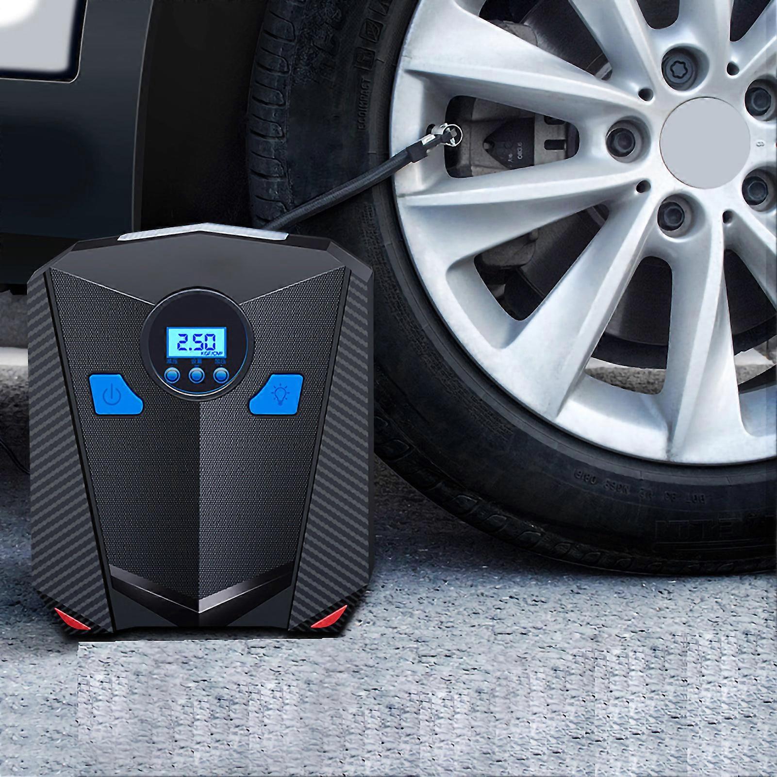 Portable Tire Inflator Pump with LED Light for SUVs & Trucks Type 2