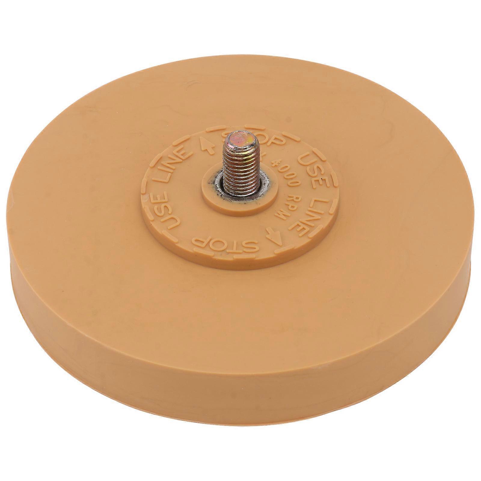 Efficient Rubber Grinding Wheel for Glue Removal, Polishing, and Decal Stripping – Durable Drill Accessory for Car Film and Surface Buffing