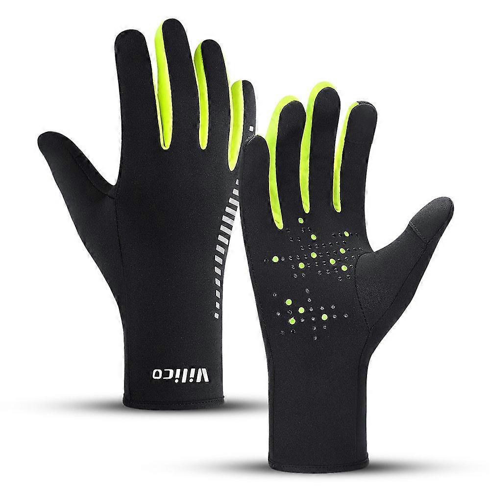 VILICO A0121 1 Pair Touchscreen Gloves Size S / M Warm Velvet Lining Windproof Gloves for Running Driving Cycling