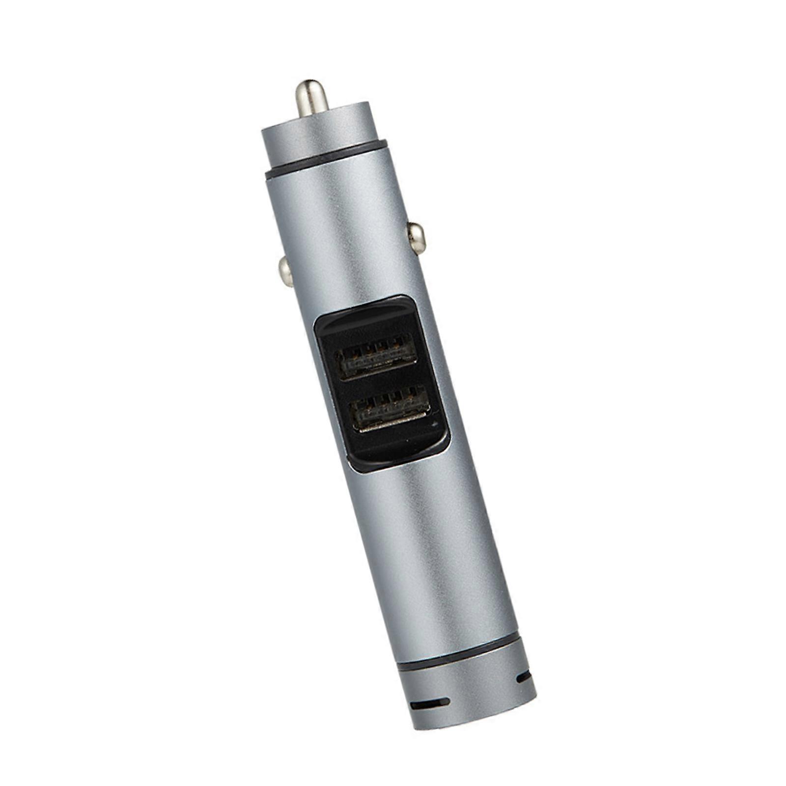 Car Charges Diffuser with Fragrant  Tablets Double  USB Ports Longlasting Fragrances Quiet Operate Auto Charges Diffuser Multicolor