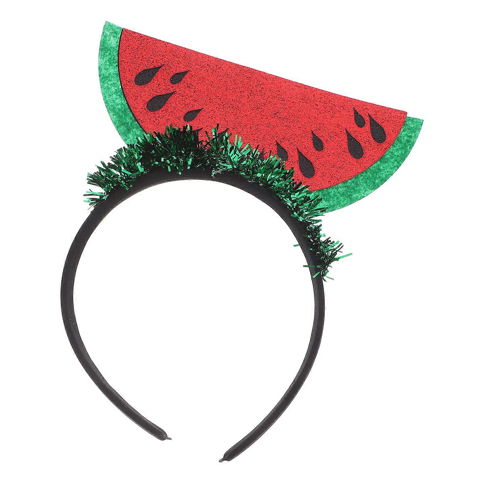Red Watermelon Headband For Daily Life Events Versatile Use 1Set