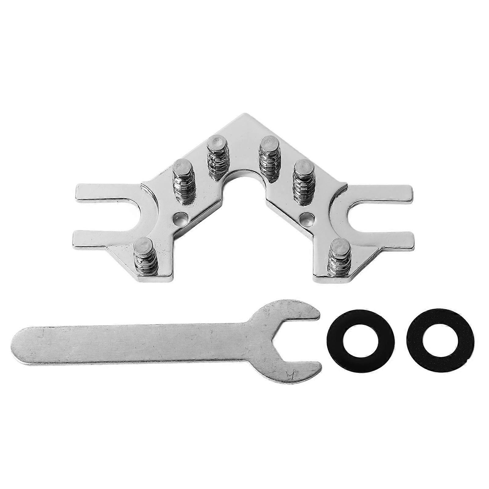 Guitar String Tuner Metal String Locking Tuner Head Instrument Accessory for Replacement Silver