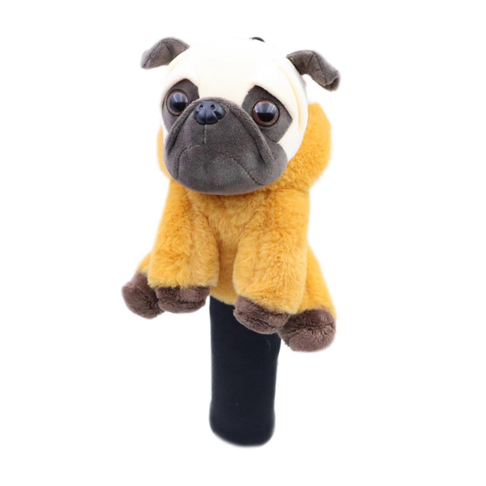 Golf Wooden Headcover for UT Beginners, Golf Club Protector Accessories, Yellow, Durable and Stylish Design