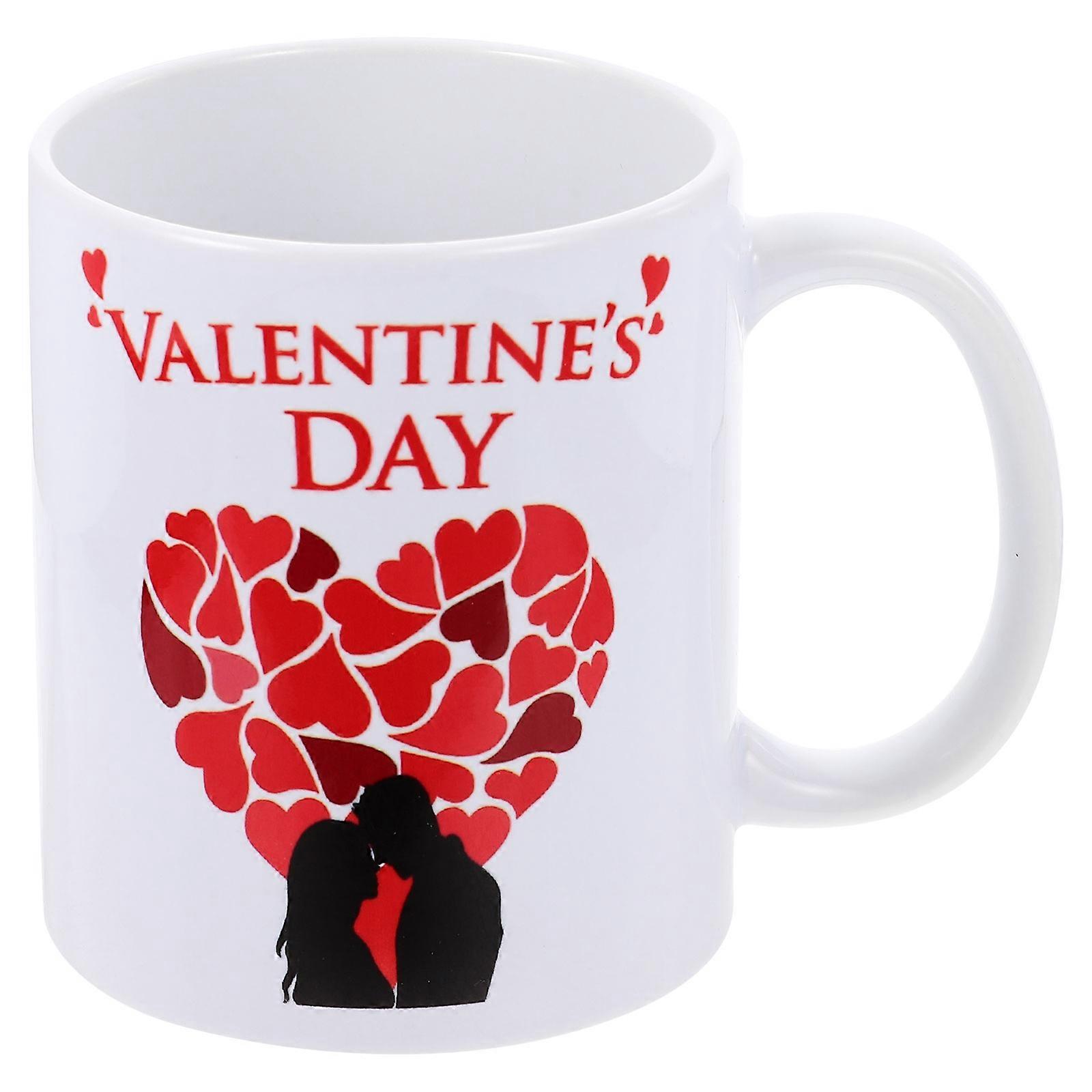 White Ceramic Cappuccino Mug for Home Use and Versatile for Coffee Tea or Juice 300ml