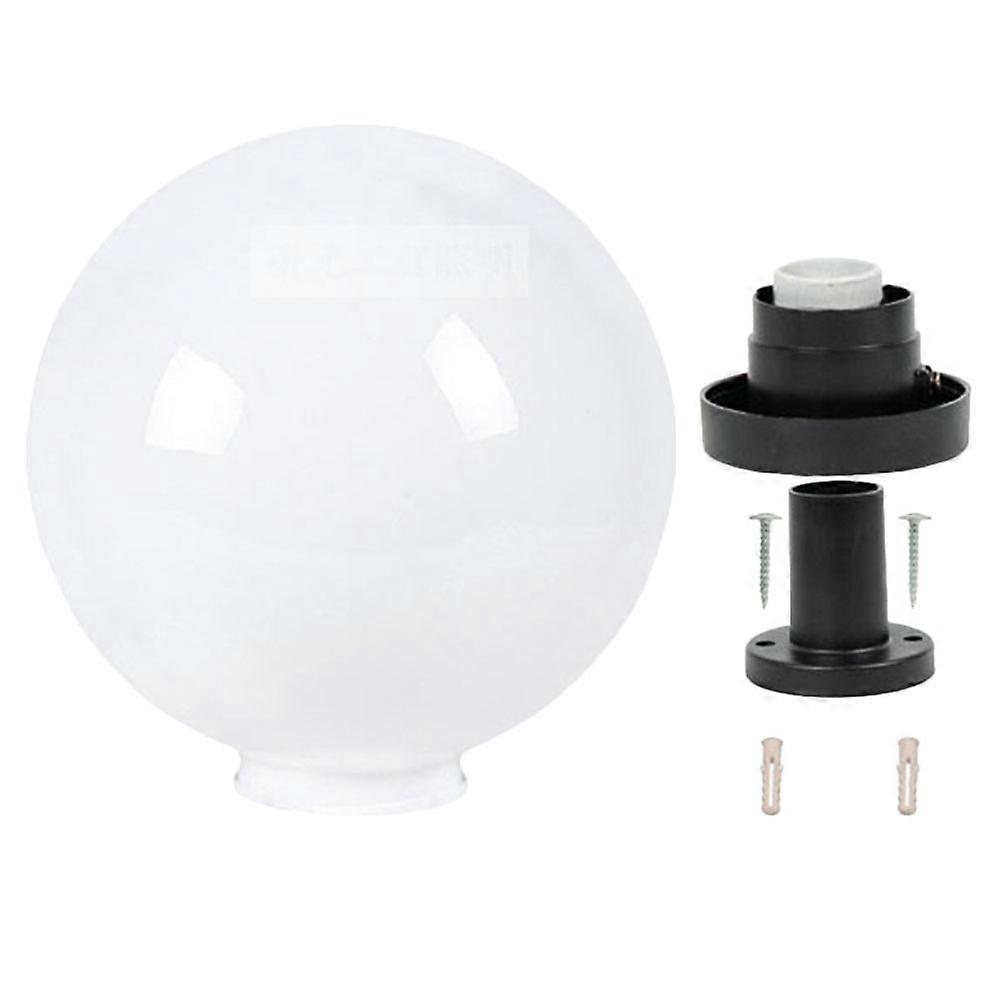 It looks like you've provided a product title or listing description for an **outdoor round acrylic lampshade**. To make this more user friendly or