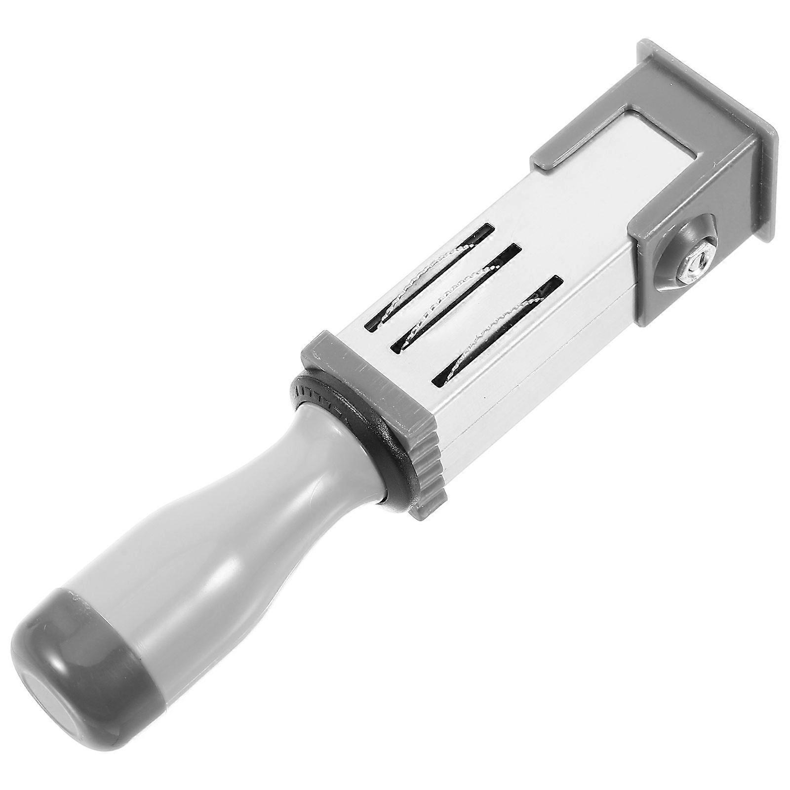 Date Stamp Portable Multi-Use Date Rolling Stamp Office Workers Silver 10.50X2.10X2.10CM Date Printing 1Pcs