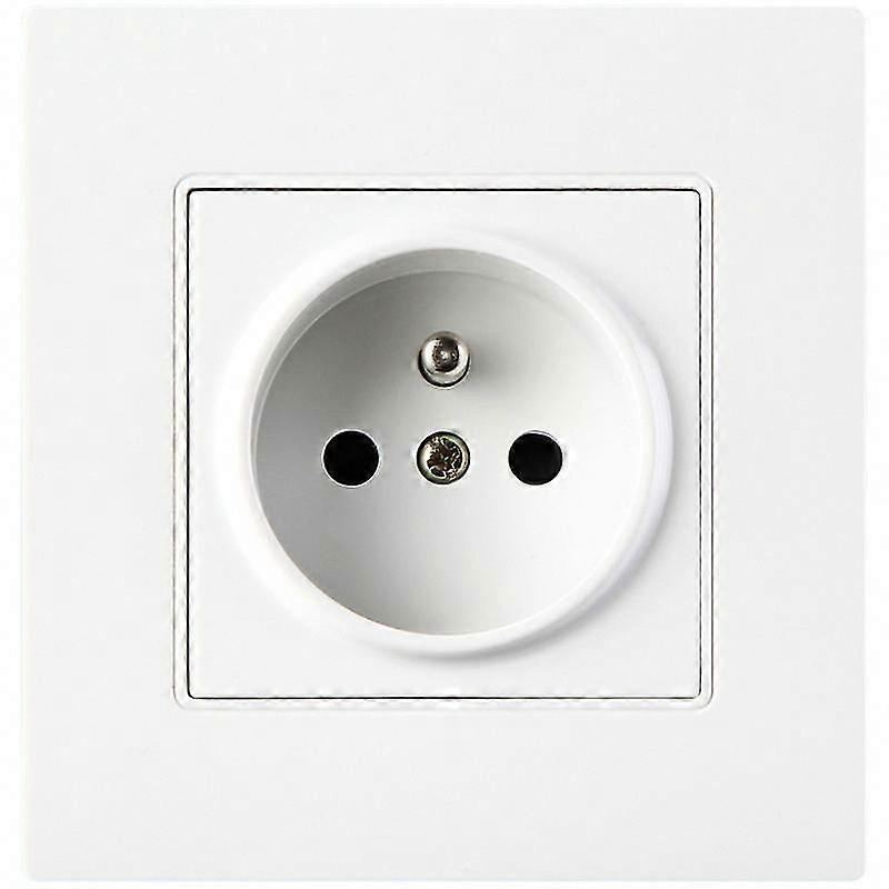 Flat Wall Socket with Wireless Back and Forth Switch - Standard Electrical Outlet - Slim Design