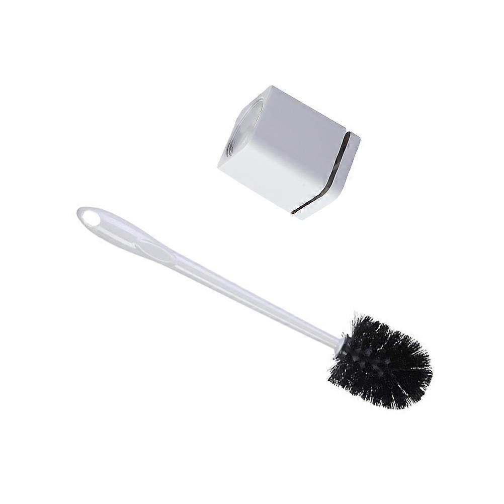 Household Brush Efficient Cleaning Long Handle Design Odorless Mildew Resistant Light Grey 1Set