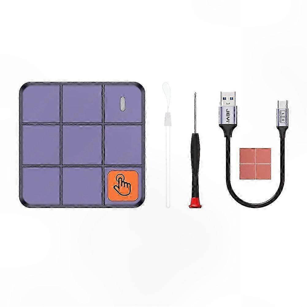 NVMe M.2 SSD Enclosure with Touch Control Functionality