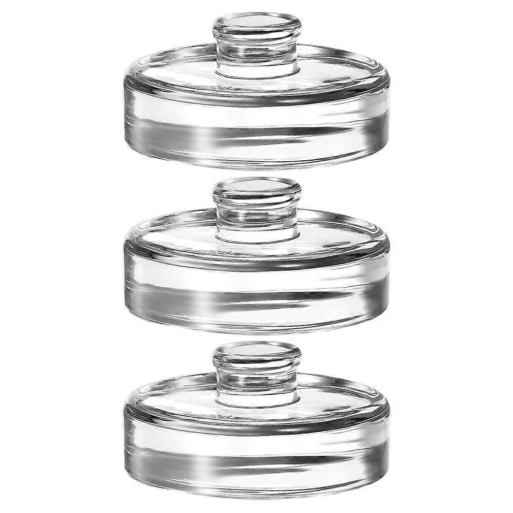 3pcs Heavy Glass Fermentation Weights for Wide Mouth Jars – Ideal for Pickling, Sauerkraut, and Cider Brewing