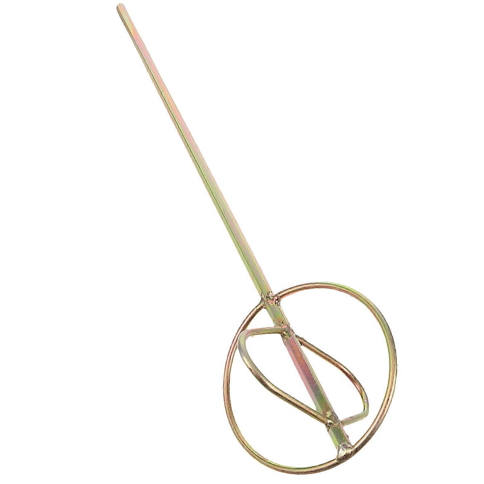 Electric Drywall Mud Mixer Drill Stirring Rod Ergonomic Paddle Attachment for Paint Coating Mixing Durable and User Friendly Design for Enhanced