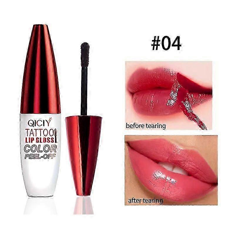 Peel Off Lip Tint Stain Matte Waterproof Long Lasting High Pigmented Lip Gloss Lip Liner Stain
