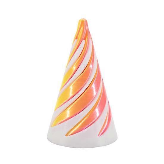 3D Printed Spiral Cone Toy Vortex Thread Illusion Impossible Spiral Cone Passthrough Sculpture Stress Relief Kids Adults Mini Spiral Cone Fidget Toy