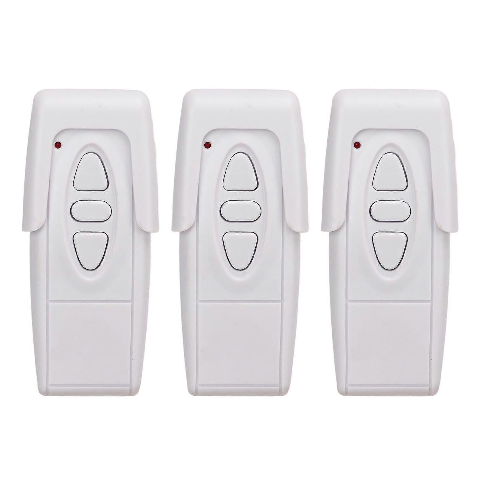 3PCS 433Mhz Wireless Button Switch for Garage Door Remote