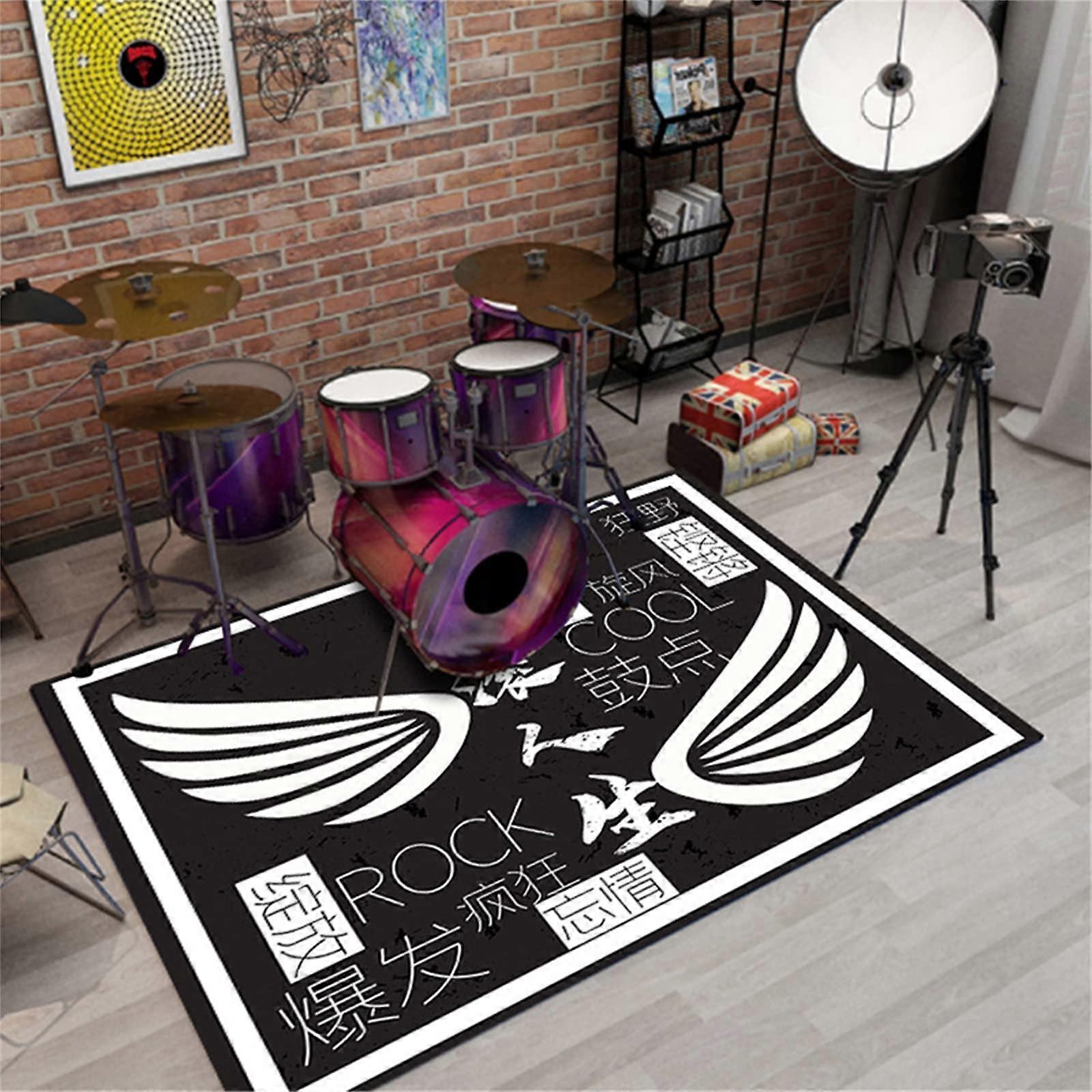 Heimteppich Drum Rug Non-Slip Sound-Dampening Floor Mat For Percussion Instruments Style 5 140 x 200 cm