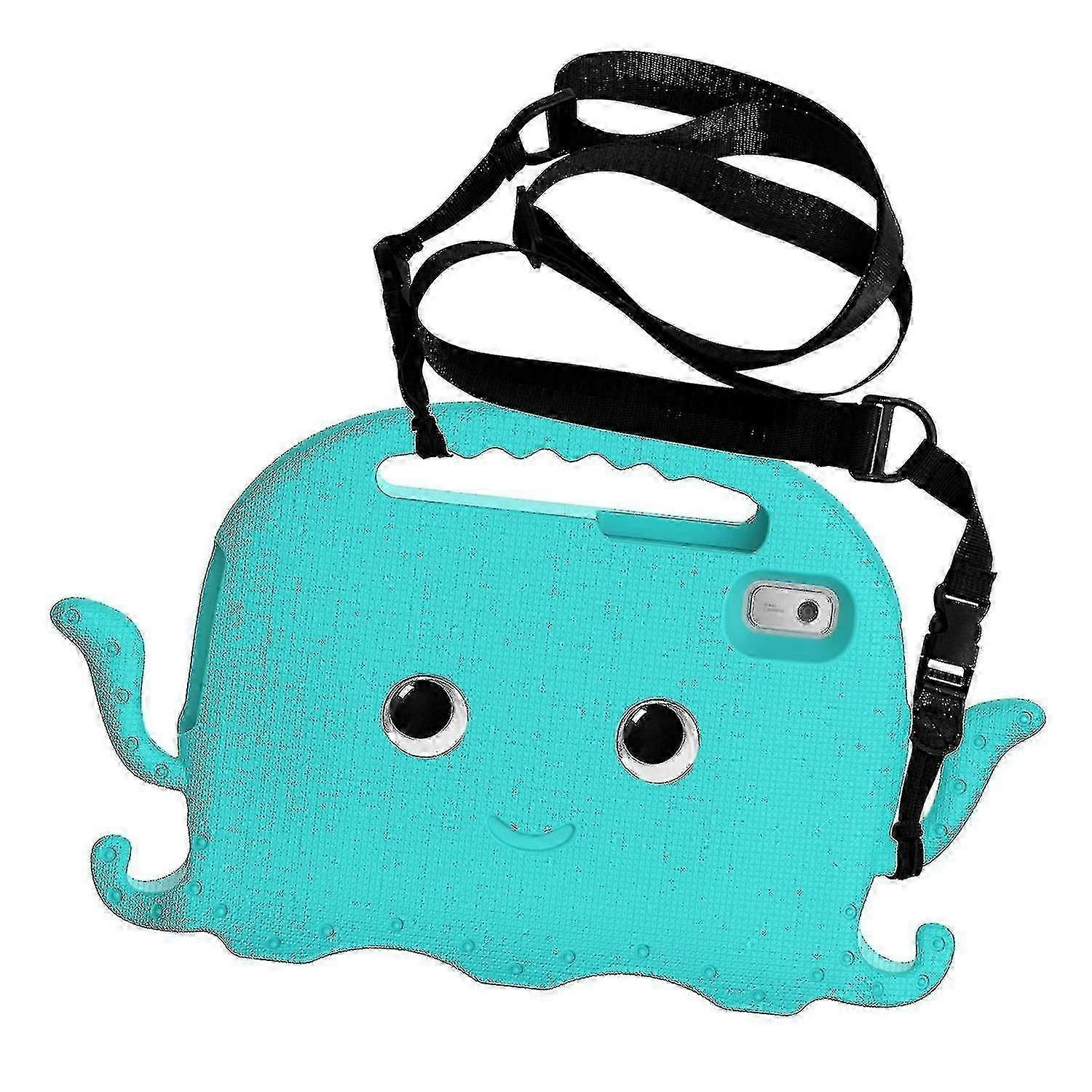 Compatible with Lenovo Tab M9 Eva protective case cartoon octopus handle tablet computer protective