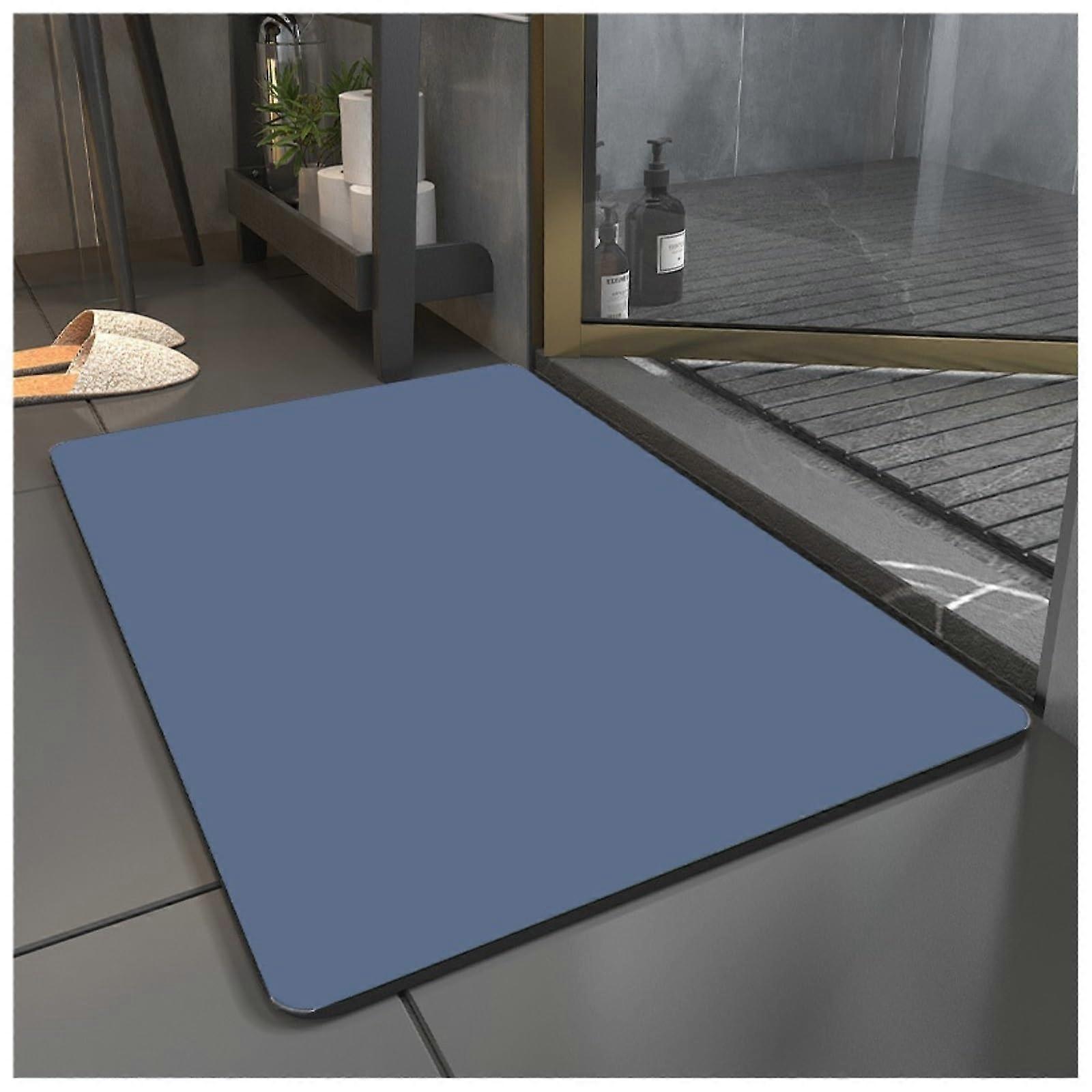 Bathroom Rug Thick Solid Color Bath Mat, Soft Cushion, QuickDrying, NonSlip (Color: E, Size: 40x60cm)