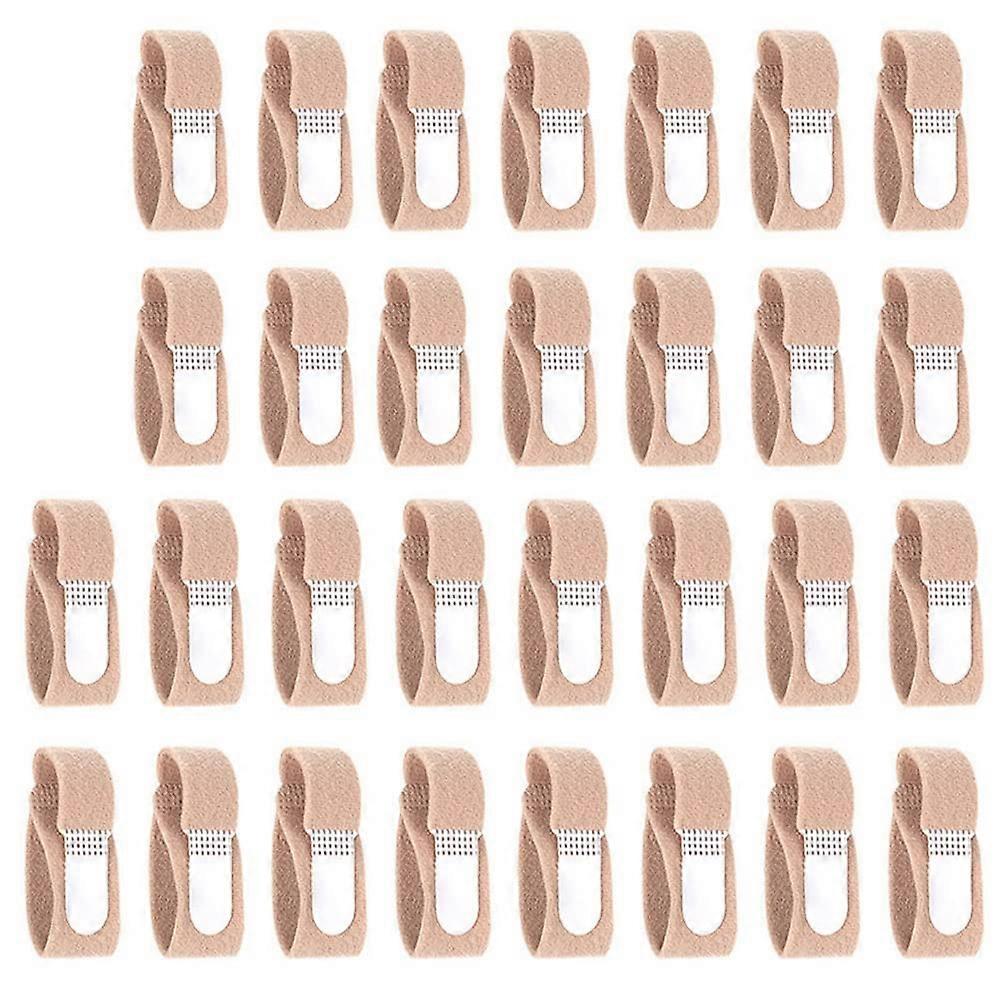 30Pack Broken Toe Bandages, Padded Bandages, Hammer Toe Separators, Splints, and Finger Smoothers for Hammer Toe and Crooked Toes Ref: 8344