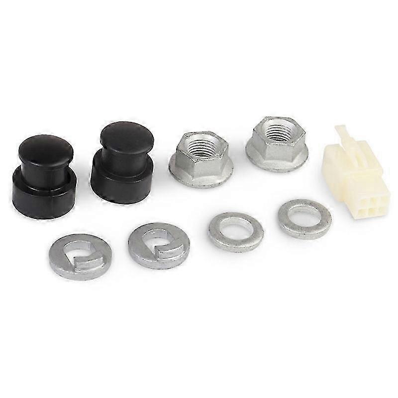 E Bicycle Hub Motor M12 Axle Lock Nut Spacer Washer Kit for 12mm Front Wheel