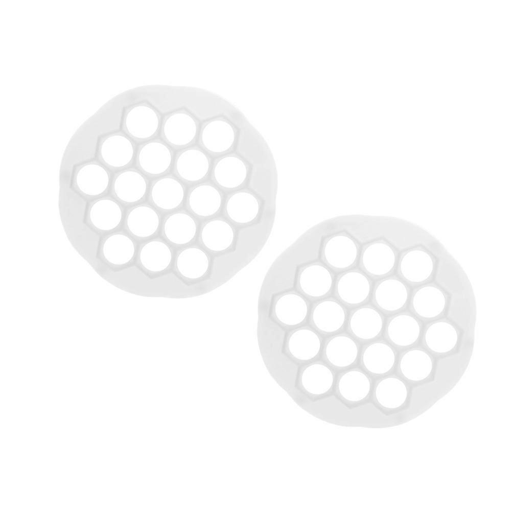 Russian Ravioli Maker Dumpling Mold for Home Use Efficient and Easy to Clean White PP Material 2pcs