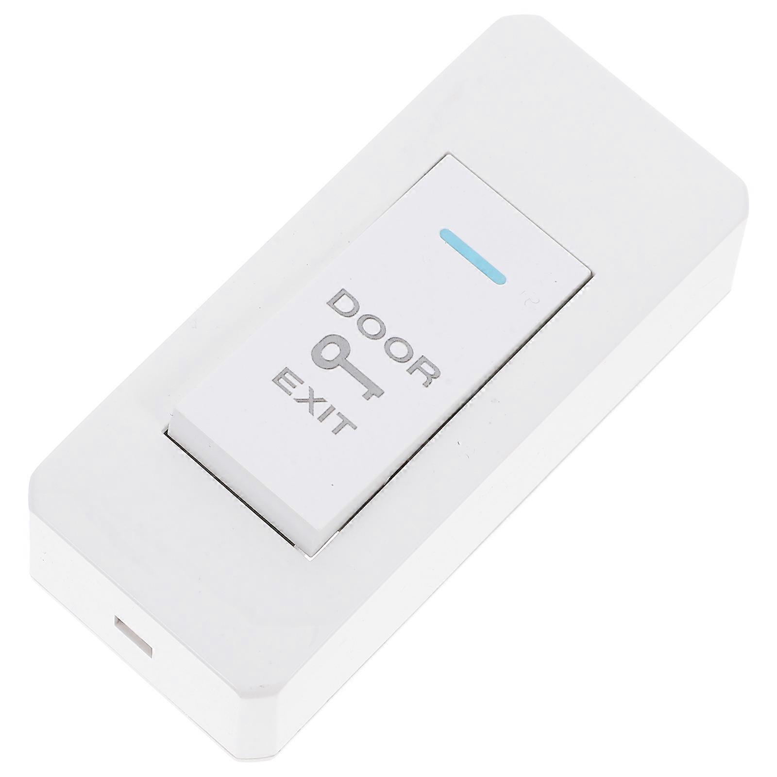 Wired Doorbell Chime Switch with High Power Design for Doorbell White PC Material Versatile Application 1 Piece