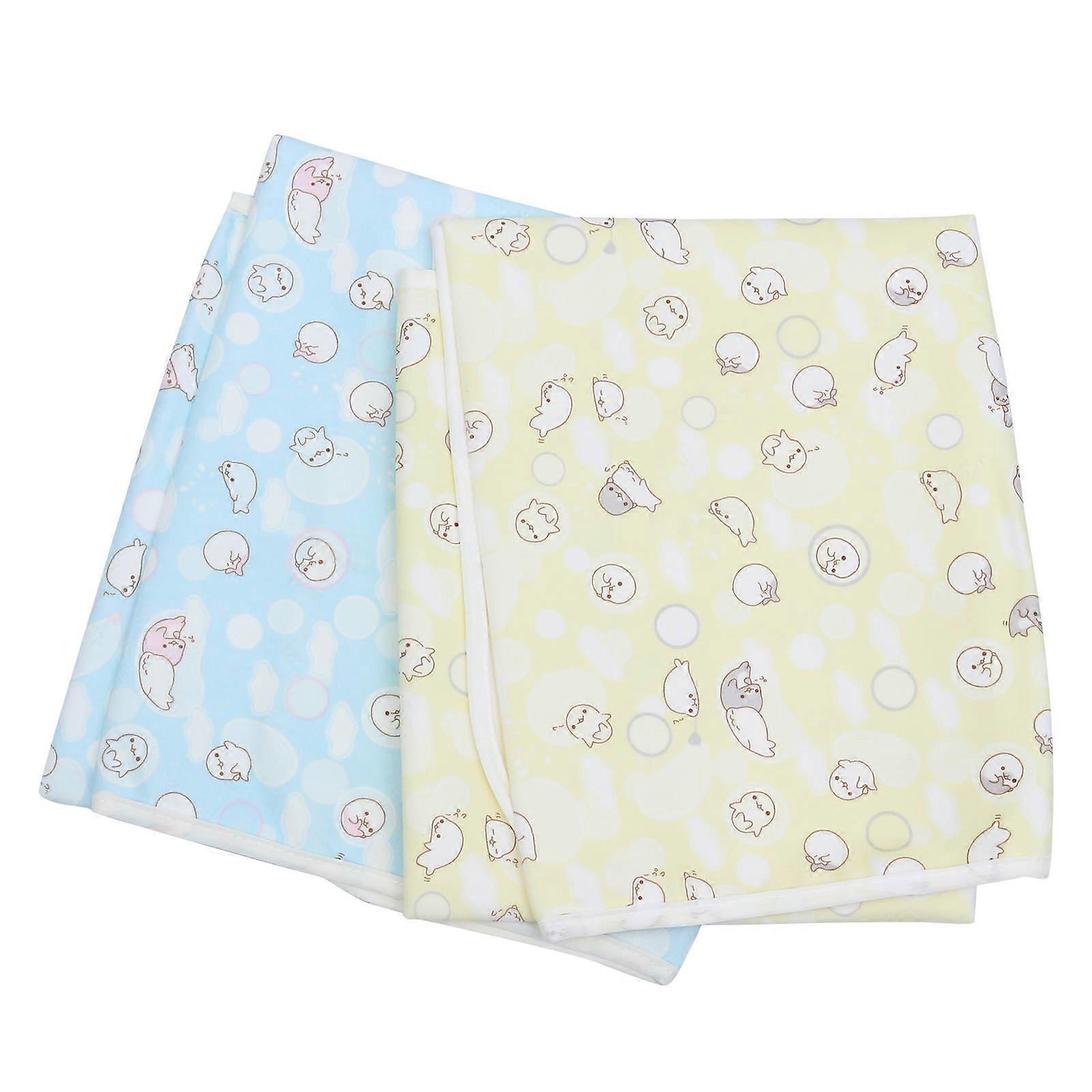 Baby Diaper Changing Pad 2Pcs Waterproof Portable mat For Infants Comfy Design