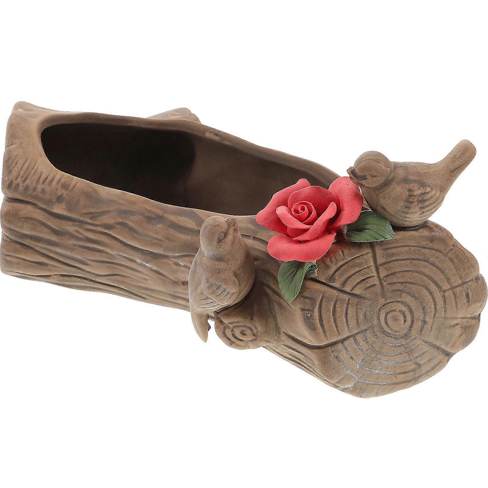 Creative Animal Modeling Resin Flowerpot For Indoor And Outdoor Use In With Decorative Design 1Pcs