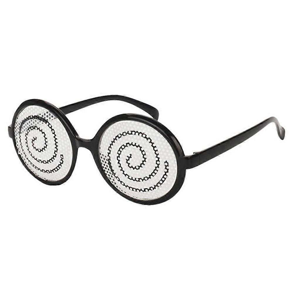 Funny Party Eyeglasses Circular Round Glasses Multi Colorful Accessory For Theme Parties 1Pack
